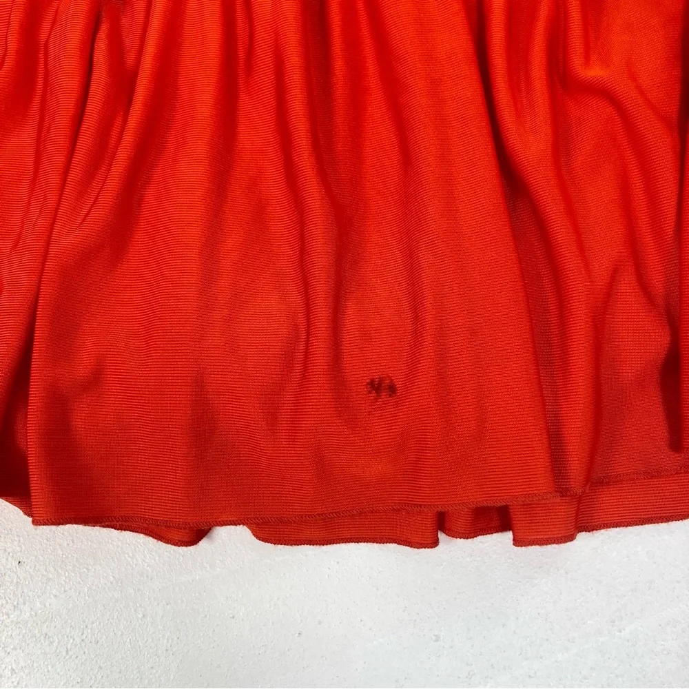 Free People Orange Coco S/P Maxi Dress Ruffle Tie Straps  chic boho Beach Summer - Picture 8 of 16